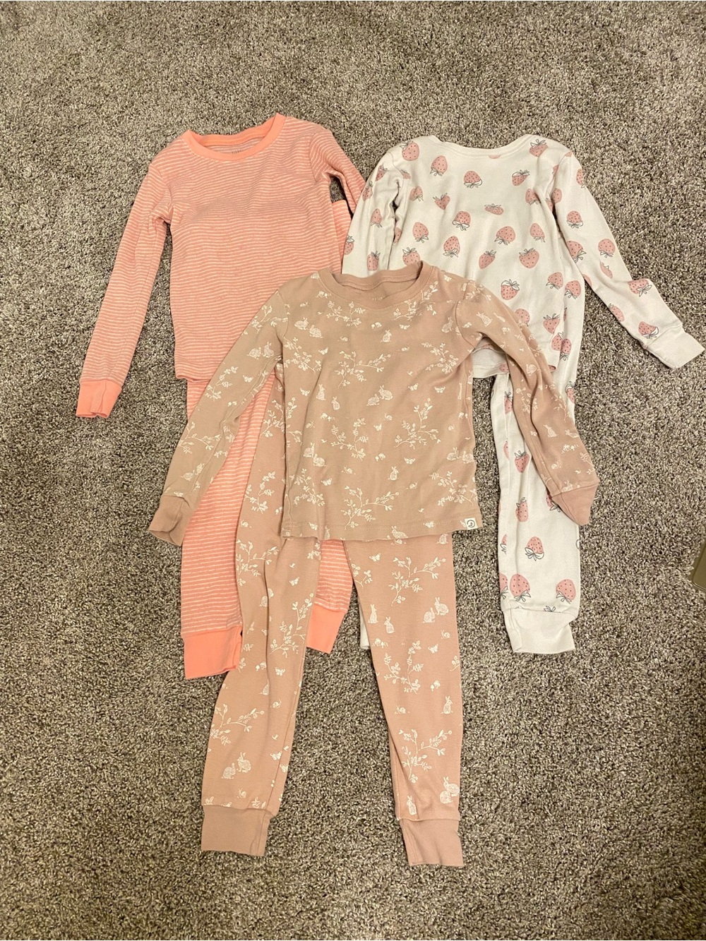 Set of 3 LITTLE PLANET Organic Pjs